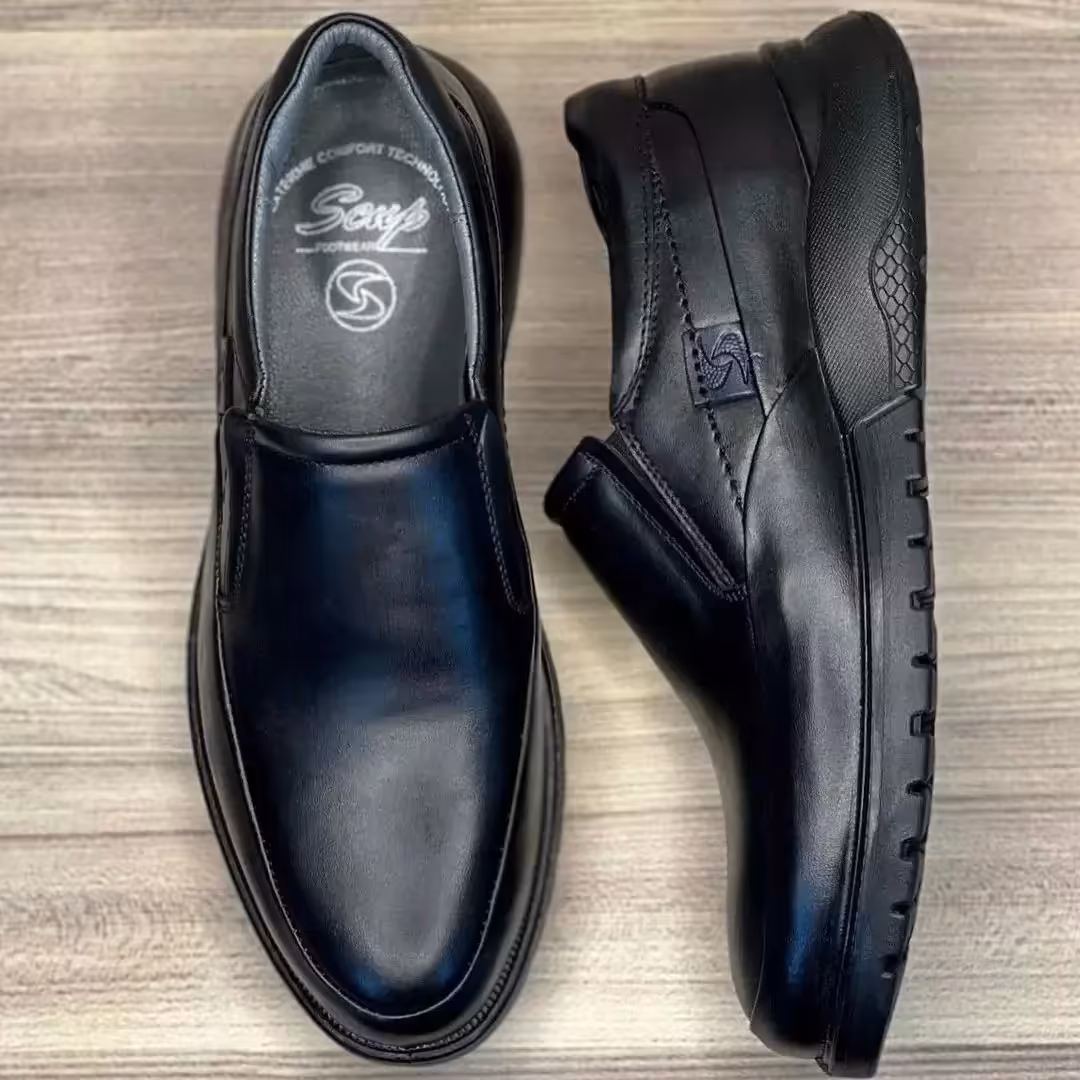 کفش طبی تمام چرم مدل اسکاپ