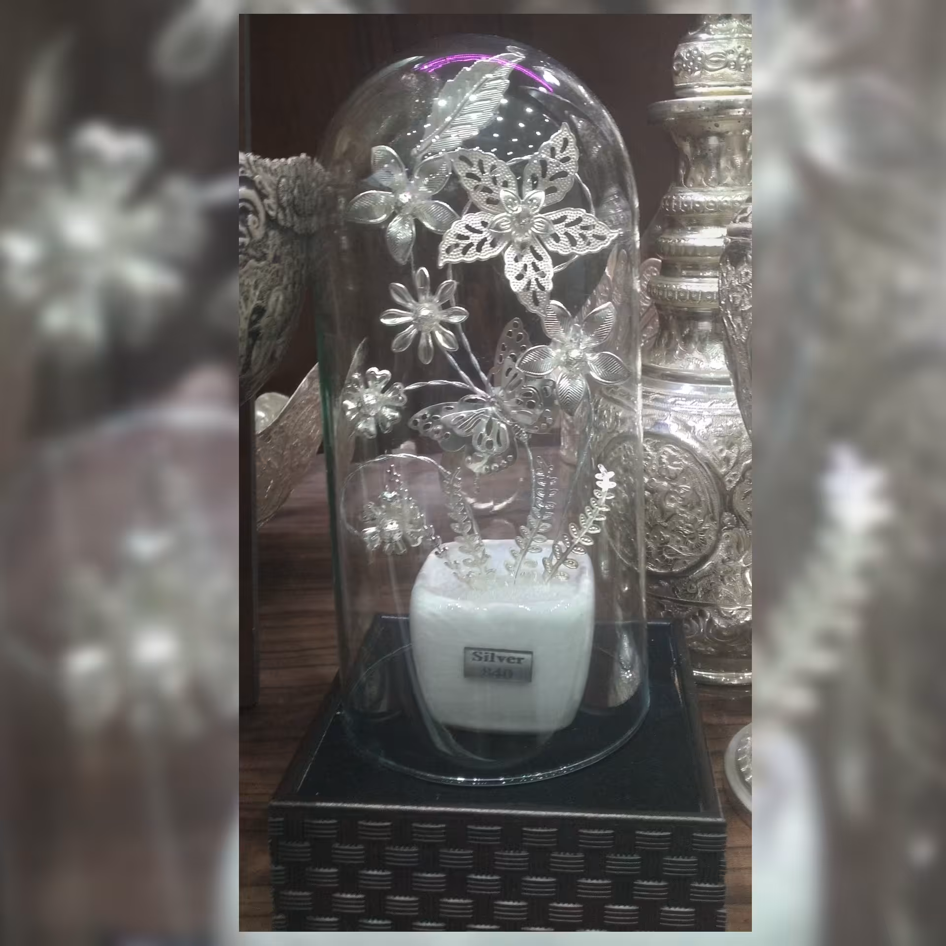 باکس گل نقره جدید و لاکچری