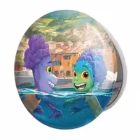 آینه جیبی خندالو طرح انیمیشن لوکا Luca مدل تاشو کد 4529