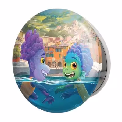 آینه جیبی خندالو طرح انیمیشن لوکا Luca مدل تاشو کد 4529