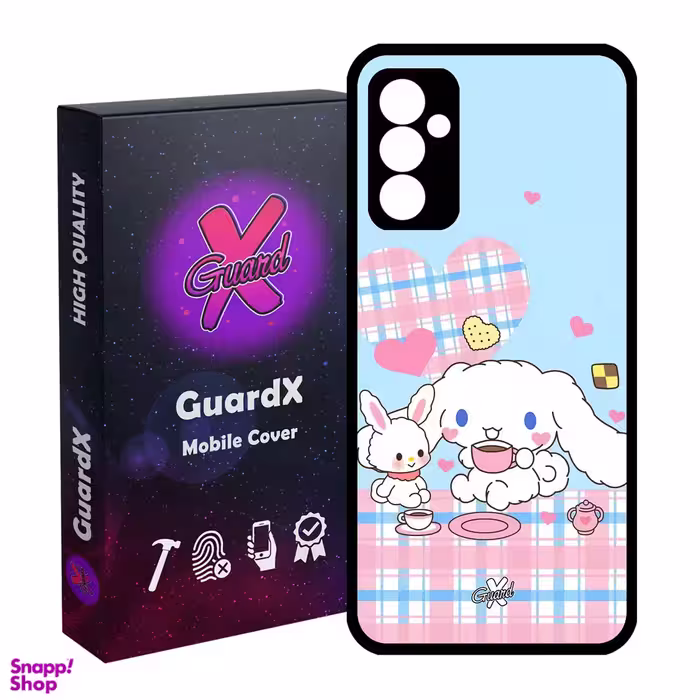 کاور گارد ایکس طرح خرگوش مدل Glass10508 مناسب برای گوشی موبایل سامسونگ Galaxy A54 / A54 5G