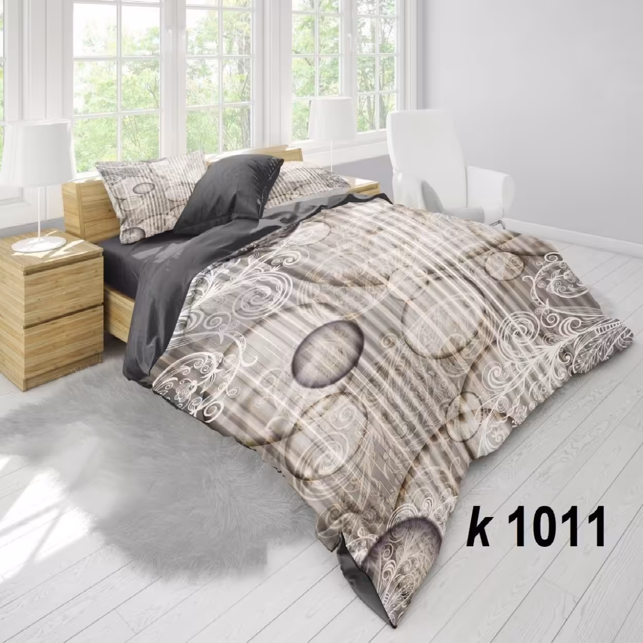 سرویس روتختی ترک إو turkev کد K-1011 دونفره 6 تکه