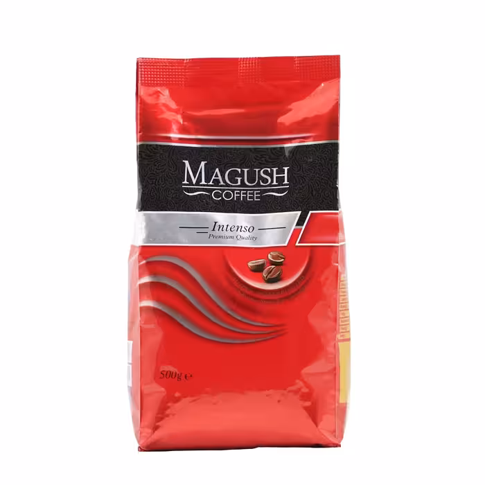 دانه قهوه بوداده اینتنسو ماگوش پاکت 500 گرمی