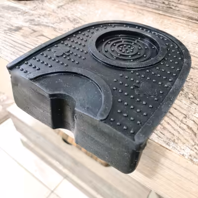 مت تمپرقهوه لبه دارمناسب اسپرسوساز سایز 51.53.58خانگی.نیمه صنعتی.صنعتی