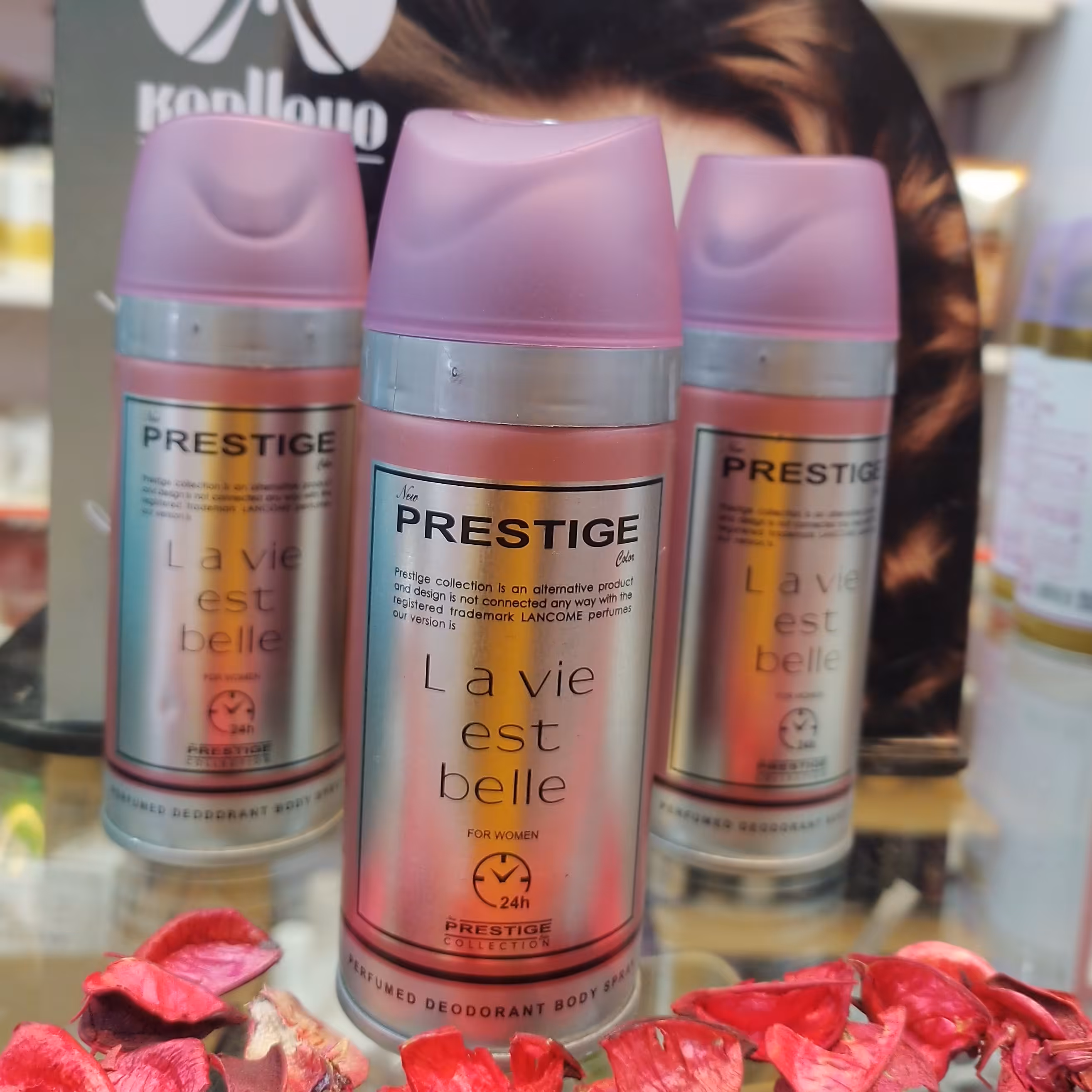 اسپری خوشبو کننده بدن زنانه پرستیژ مدل La Vie Est Belle