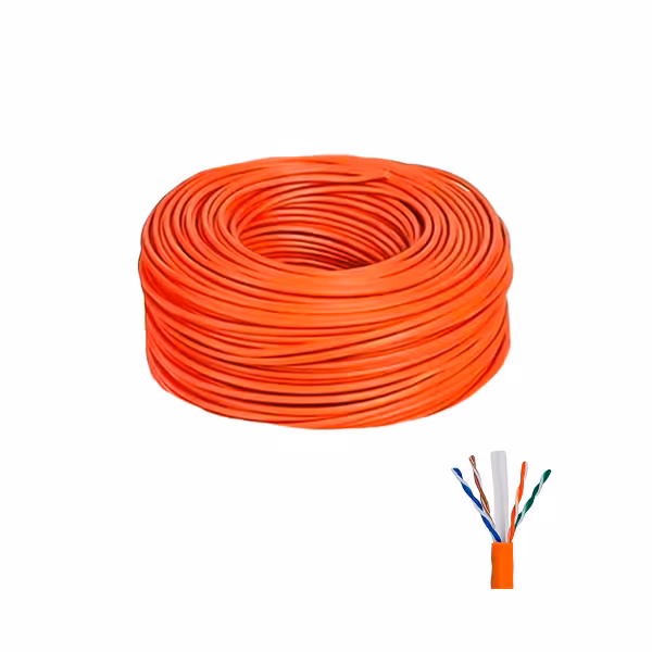 کابل شبکه حلقه ای Cat6 UTP نگزنس مس طول 305 متر