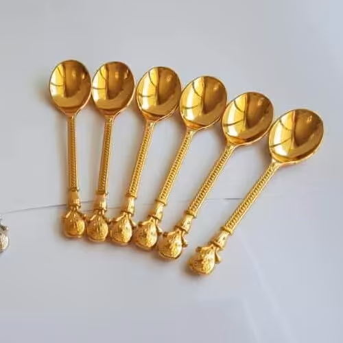 قاشق چایخوری طلایی