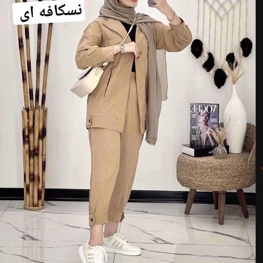 ست مانتو شلوار میکرو فری سایز( ارسال رایگان)