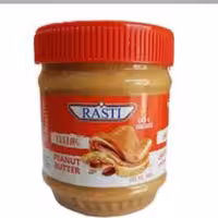 کره بادام زمینی کرمی 340 گرمی راستی Rasti