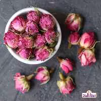 غنچه گل محمدی لوکس امسالی 100 گرمی اعتماد (غنچه گلمحمدی) | amazonchi