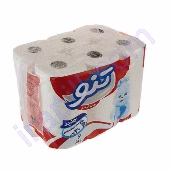 دستمال کاغذی حوله ای سه لایه 6 رول تنو