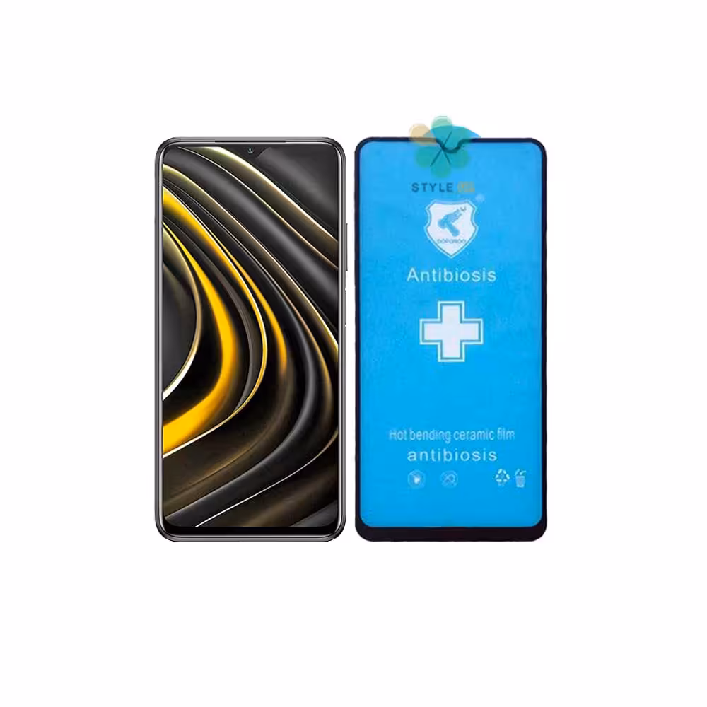 گلس سرامیکی گوشی شیائومی Xiaomi Poco M3 مدل Anti Biosis