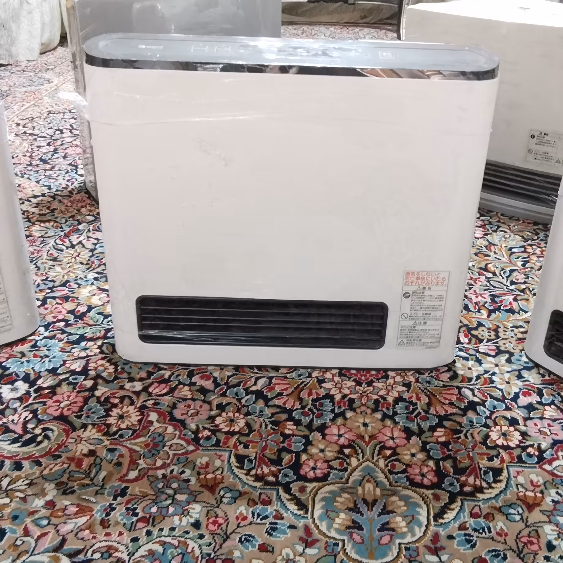 بخاری گازی برقی ژاپنی 4000وات لوله ای سفید (کیفیت عالی، 8 ساعت کار) 