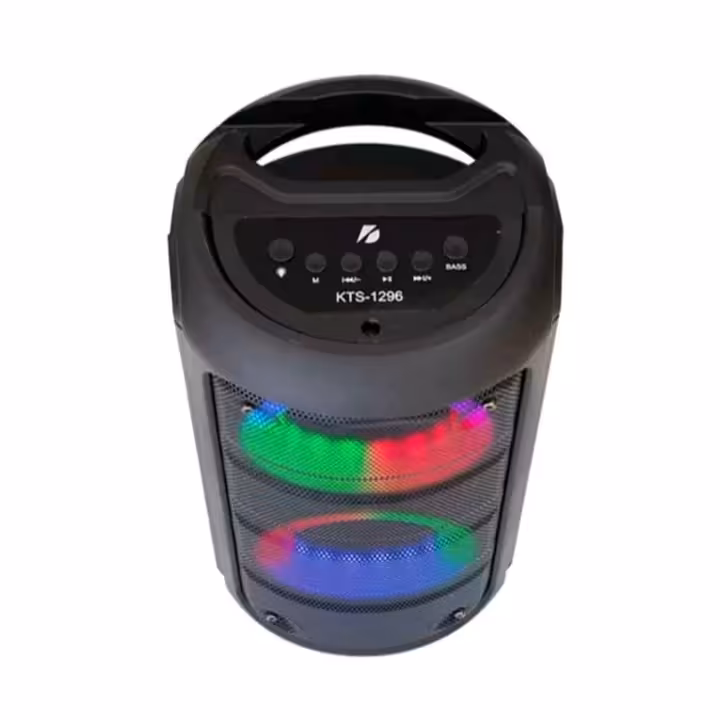 اسپیکر بلوتوثی قابل حمل KTS(رقص نور،فلش خور،اتصال بیسیم و باشیم)