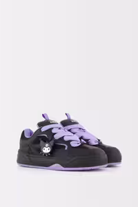 اسنیکر مشکی زنانه سیاه کفش ورزشی KUROMI SPORT Bershka