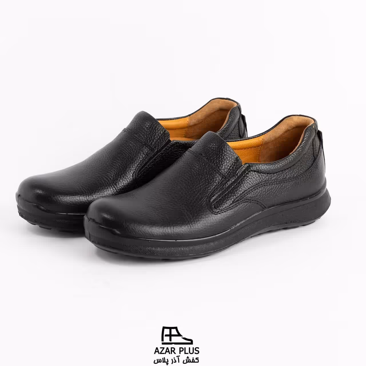 کفش تمام چرم طبیعی مدل پارما مشکی