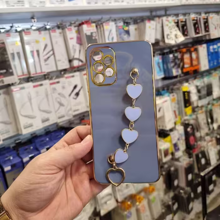 قاب گوشی Galaxy A13 4G سامسونگ طرح مای کیس قلبی آویزدار