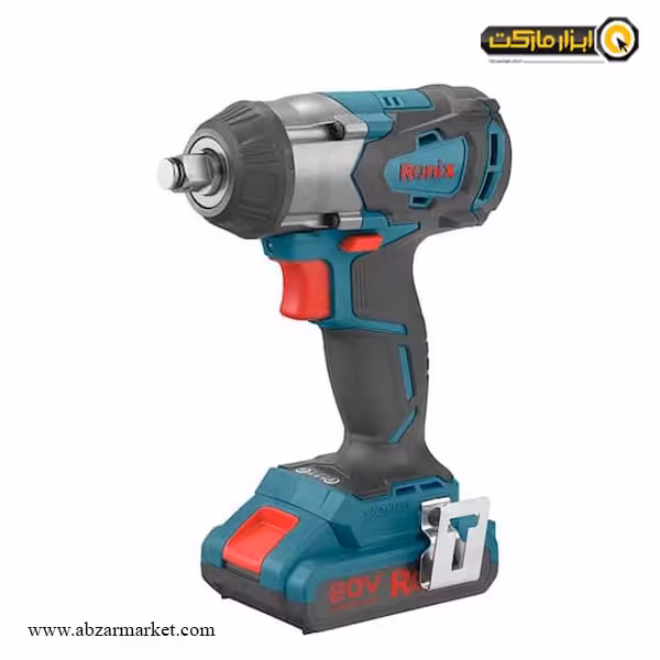 بکس شارژی رونیکس 1/2 اینچ براشلس 20 ولت لیتیوم مدل 8907