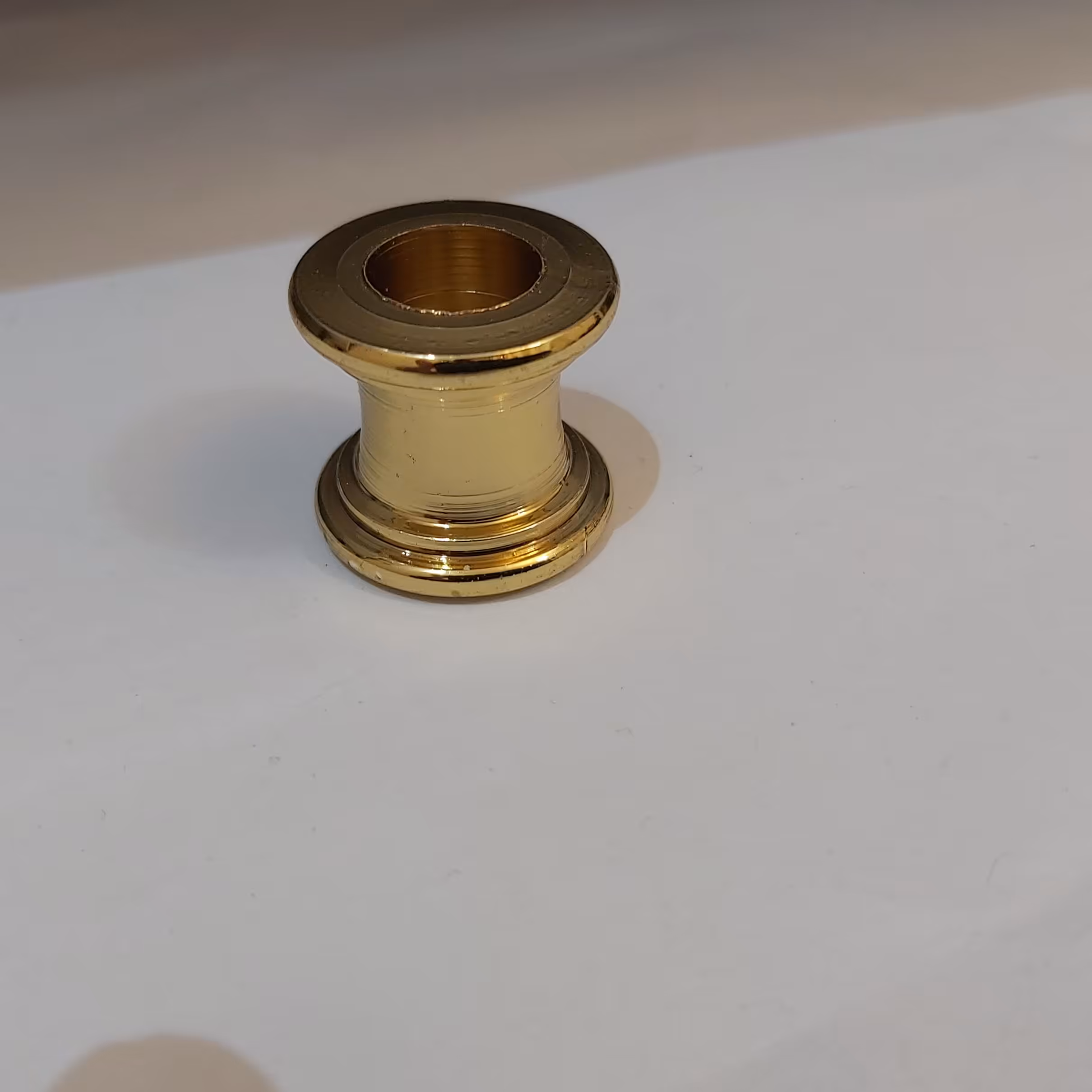 قرقره  2  گوشتی  برنجی طلایی لوازم لوستر