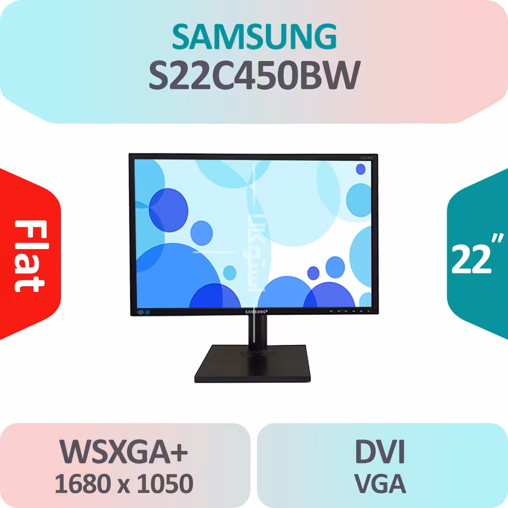 مانیتور استوک Samsung S22C450BW سایز 22 اینچ  WSXGA