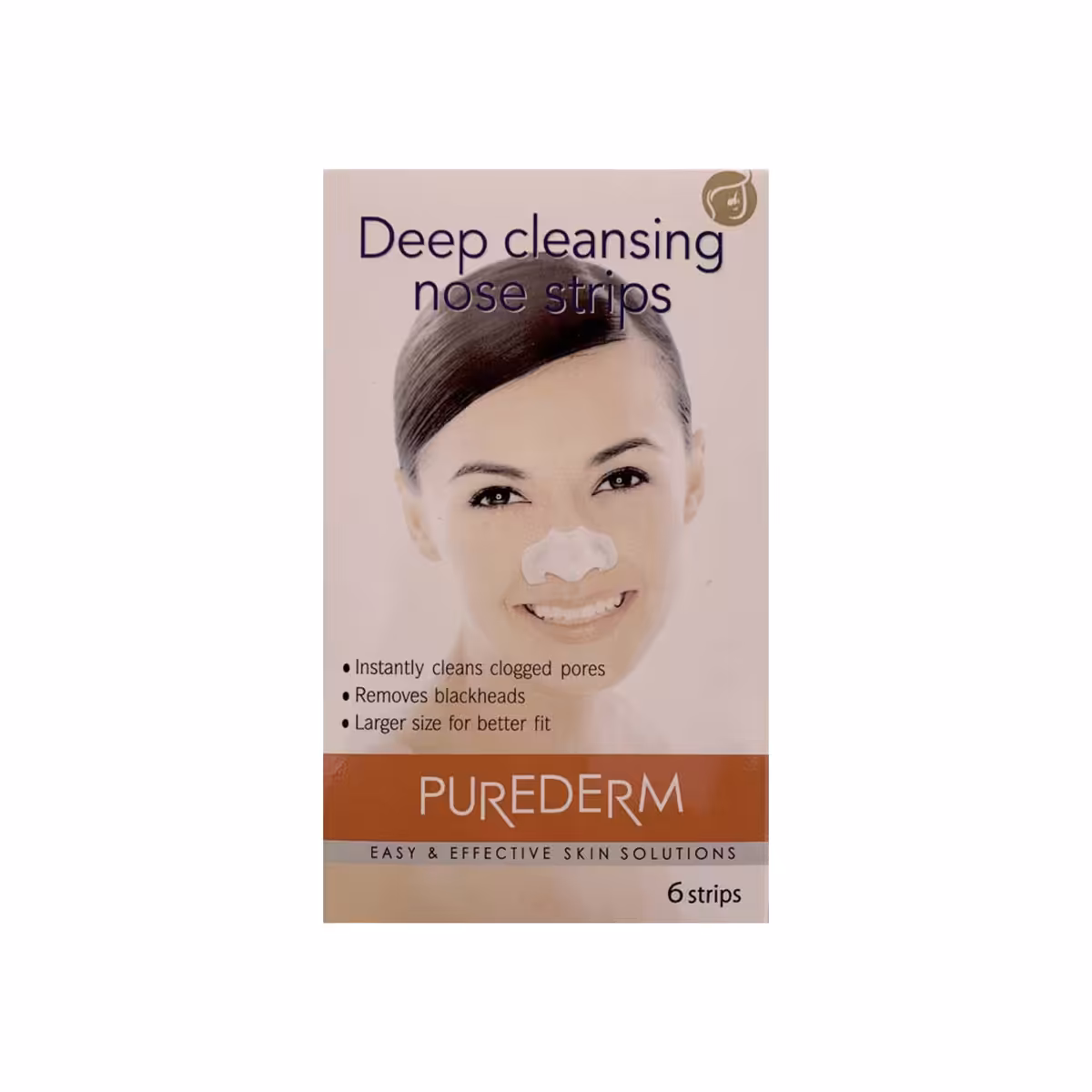 چسب پاک کننده جوش سر سیاه روی بینی پیوردرم