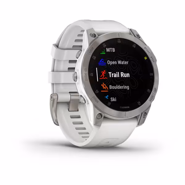 ساعت هوشمند گارمین مدل Epix (Gen 2) Sapphire White Titanium