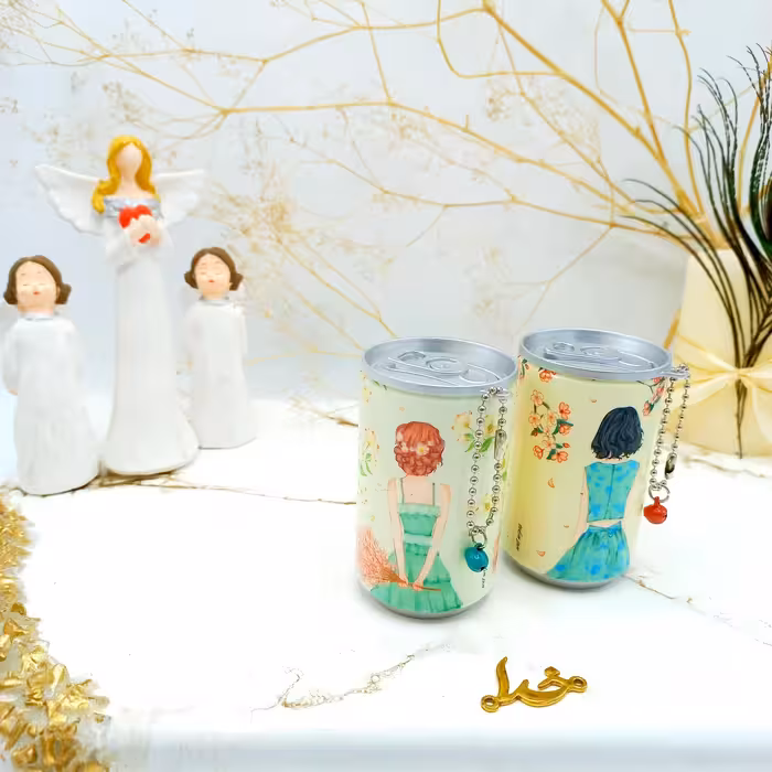 دستمال مرطوب قوطی طرح دختر پاییزی

