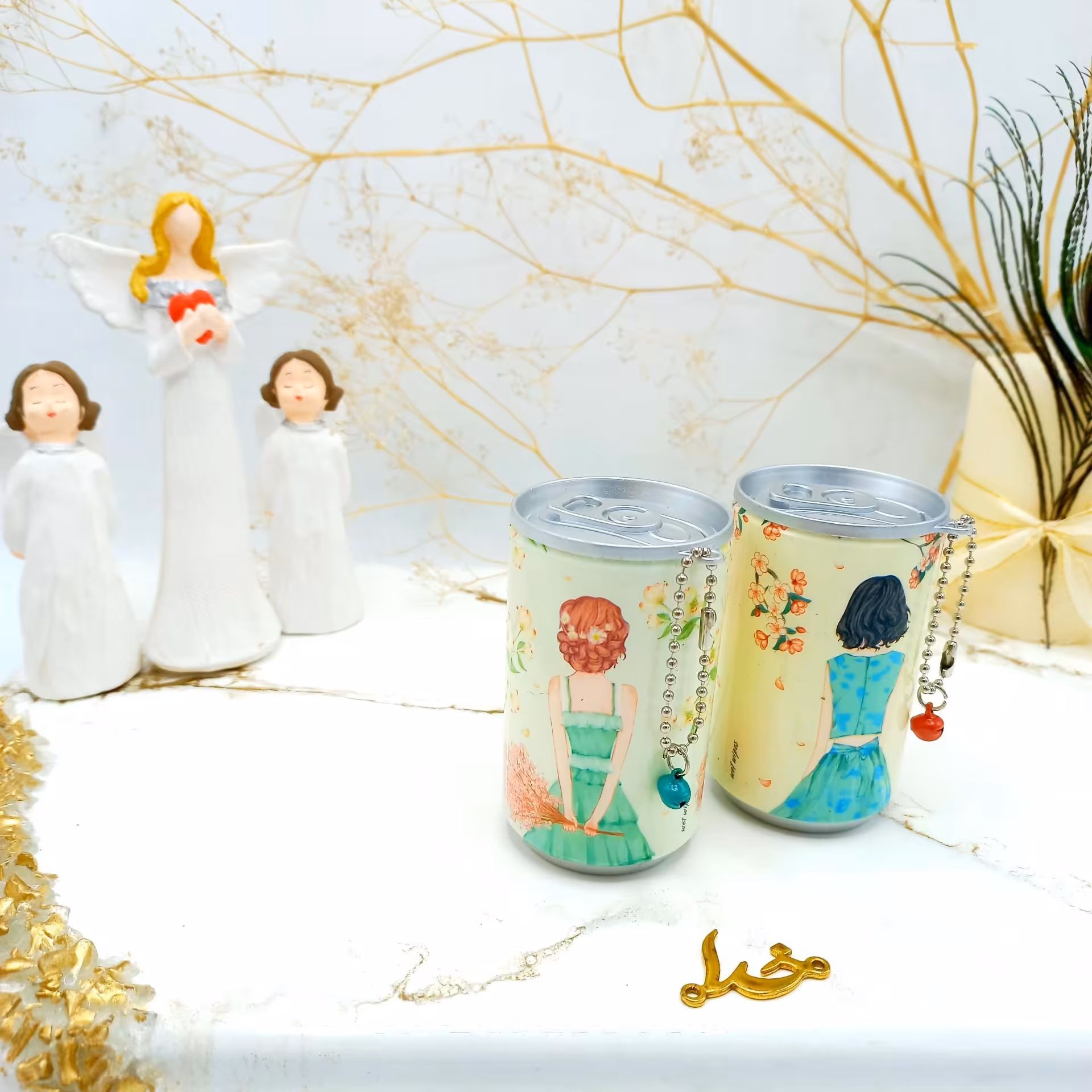 دستمال مرطوب قوطی طرح دختر پاییزی

