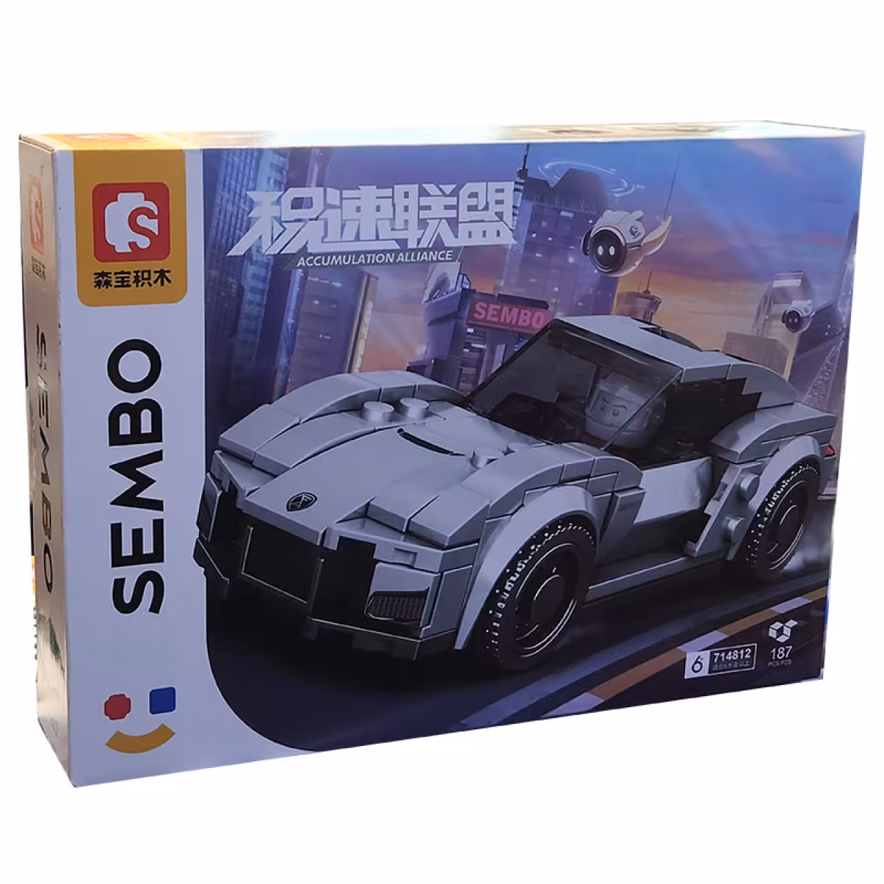 ساختنی سیمبوبلاک مدل Car کد 714812