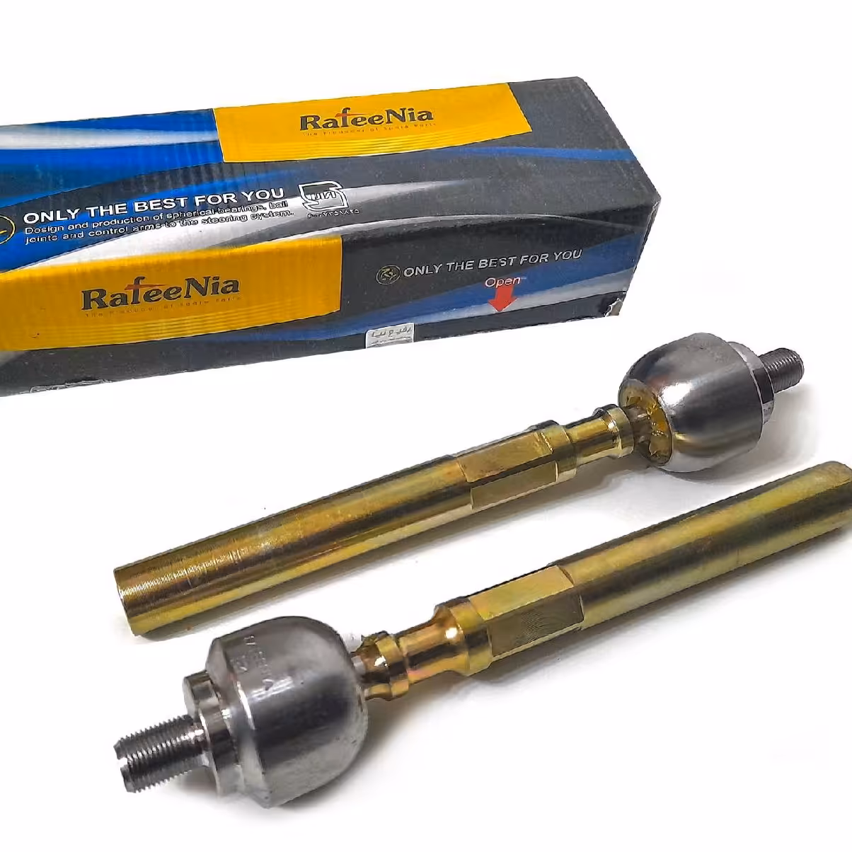 سیبک بازویی ( قرقری فرمان ) پژو 405 و پارس و سمند برند رفیع نیا ( یک عدد)