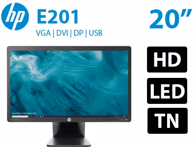 مانیتور استوک HP E201 اچ پی 20 اینچ LED HD TN 5ms