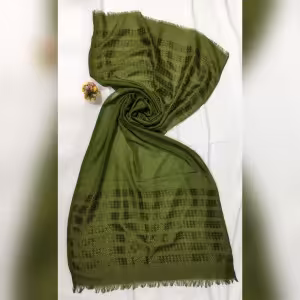 شال نخی حاشیه دار در چند رنگ