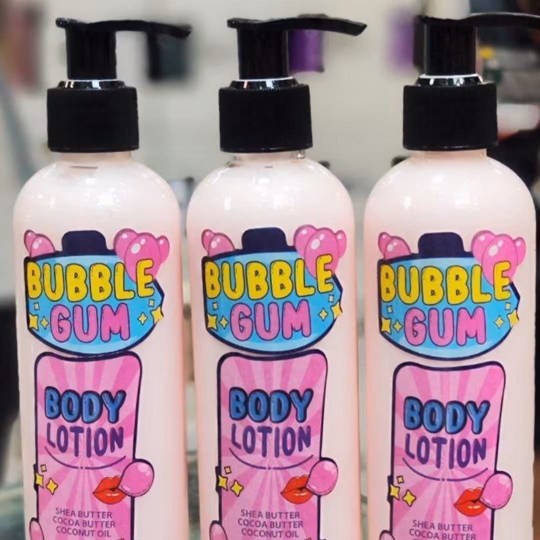 لوسیون بدنBoDY LOTION رایحه آدامس خرسی وکوکی