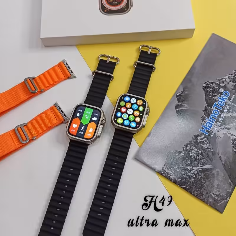 ساعت هوشمند h49ultramax از شرکت هاینو تکو المان ساعت بینظیر