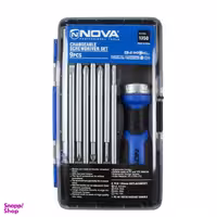 پیچ گوشتی جغجغه ای نووا مدل 1350 مجموعه 9 عددی