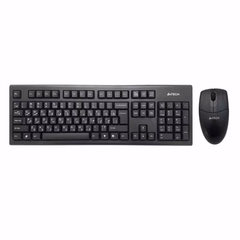 کیبورد و موس بی سیم ای فورتک مدل 3100N