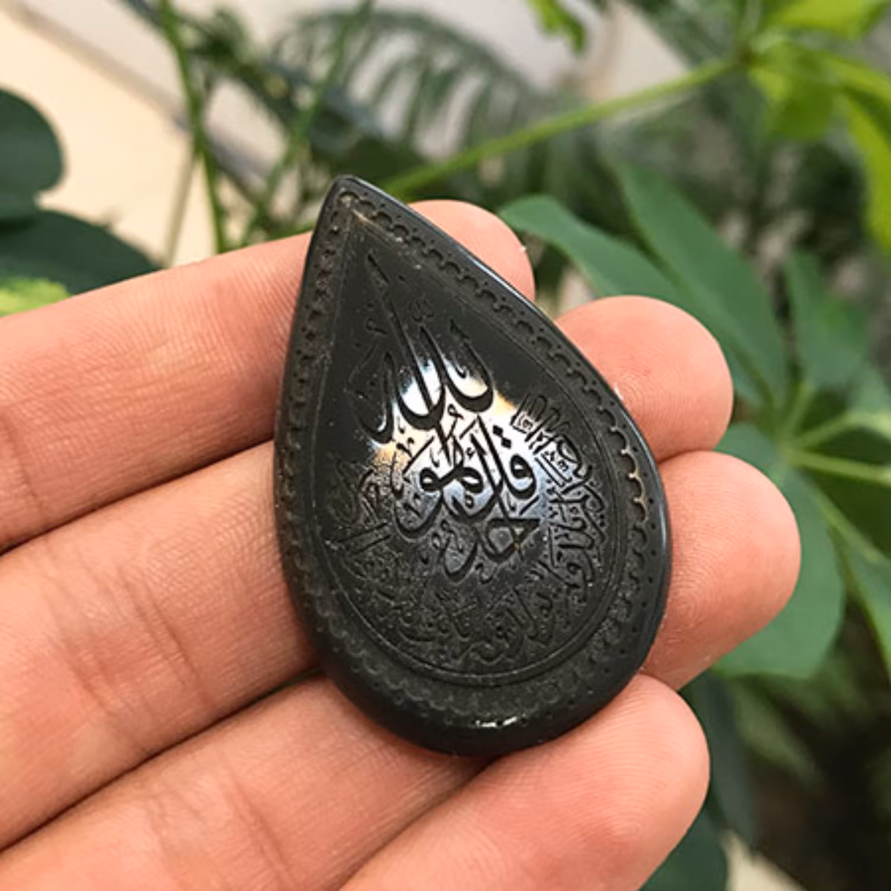 نگین یشم حکاکی سوره توحید - کد38