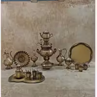 سماور زغالی مدل آینه ای عدسی