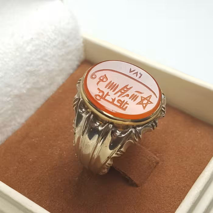 انگشتر عقیق یمن شرف الشمس 