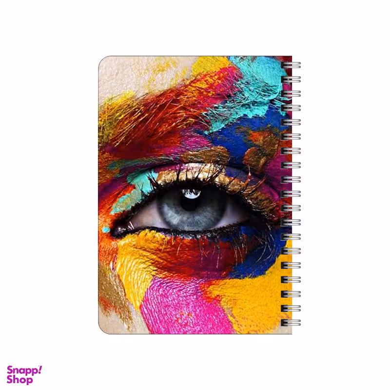 دفترچه یادداشت بامبیلیپ مدل چوبی طرح چشم و رنگ کد 1698800