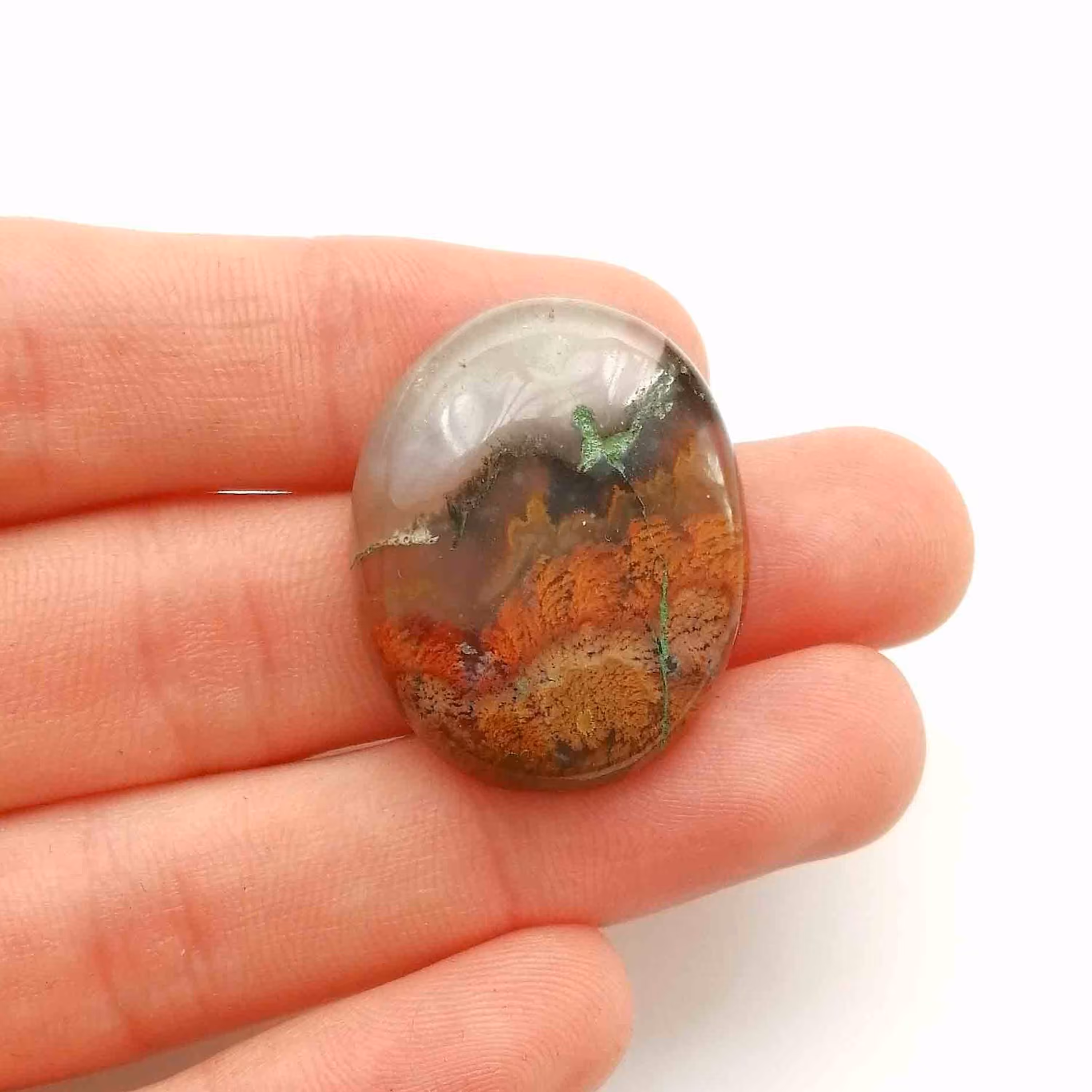 سنگ عقیق خزه ای (شجری) کد 2