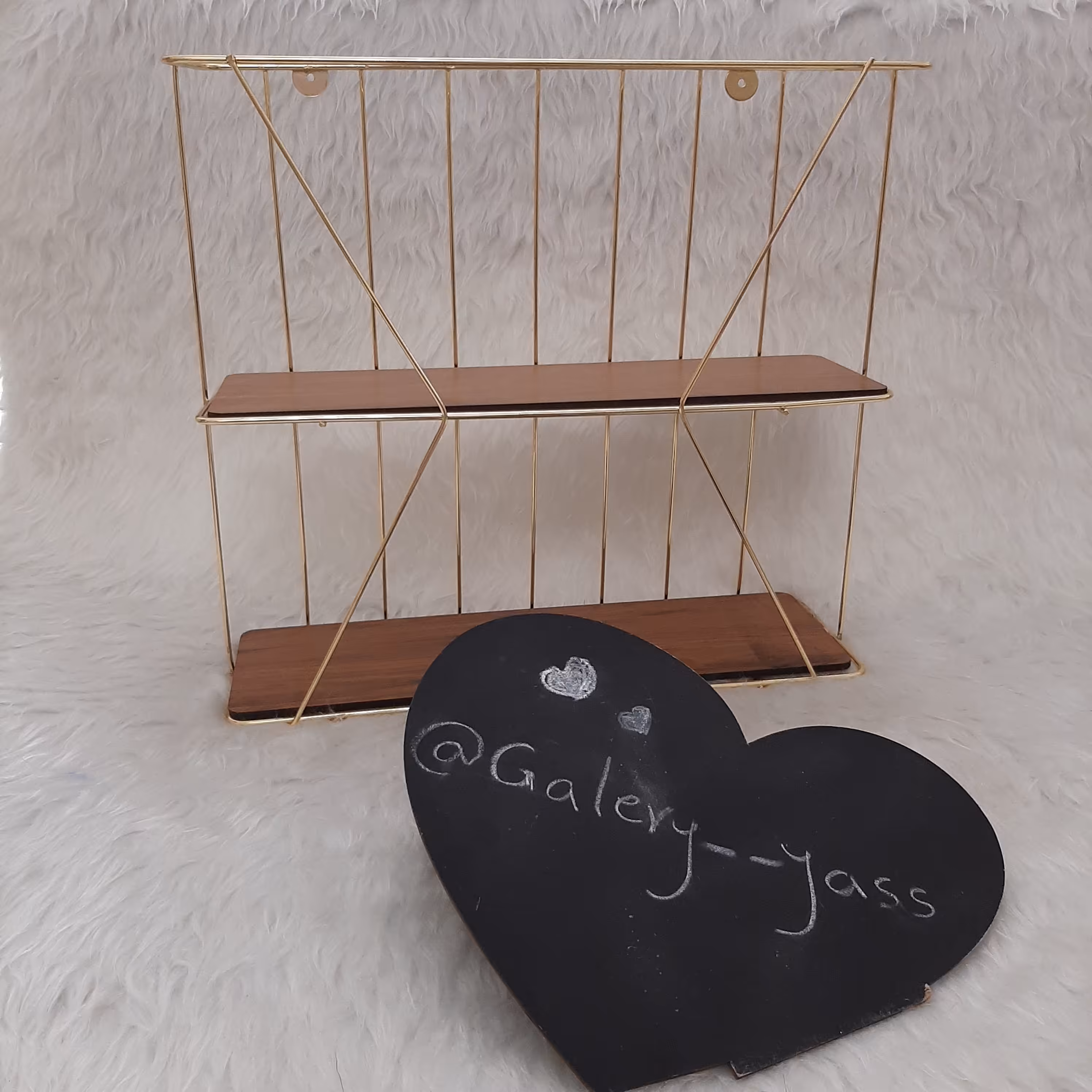 استند رومیزی و دیواری طلایی