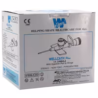 آنژیوکت سبز Wellmed(3017020044) بسته 100 عددی