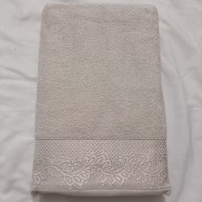 حوله حمام بهباف آذر مدل ورونا سایز 100 در 160 سانتیمتر کد 04