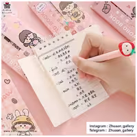 دفترچه حفظ لغت زبان خارجی Cute Girl فانتزی
