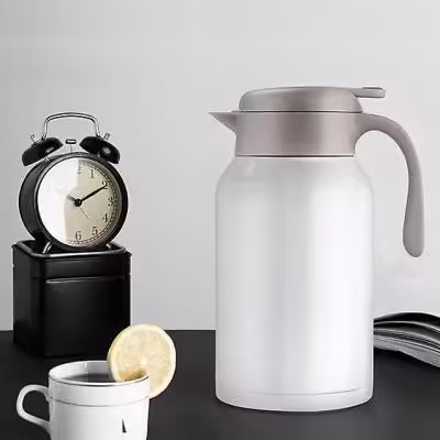 فلاسک چای 2 لیتری سفید شیائومی مدل Xiaomi Sanvcat Stainless Steel