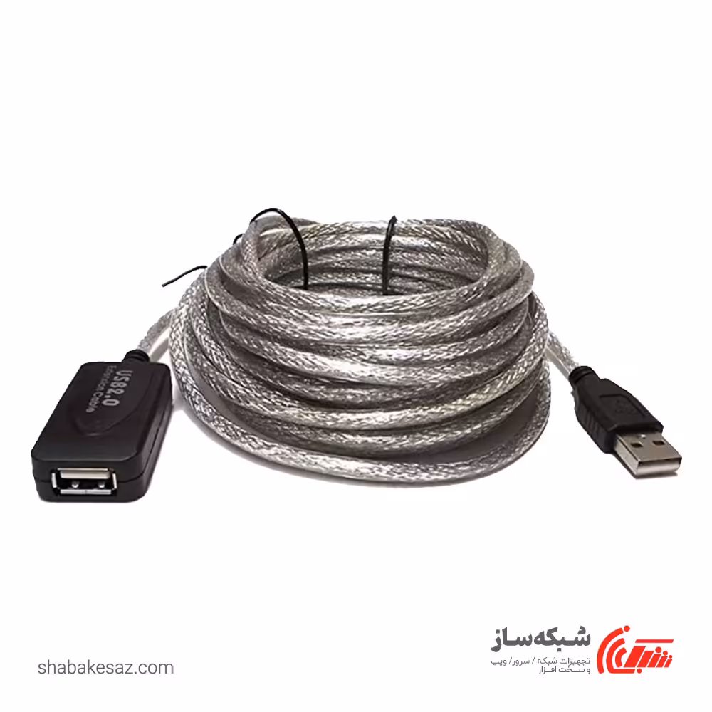 قیمت و خرید کابل افزایش USB به طول 10 متر - شبکه ساز