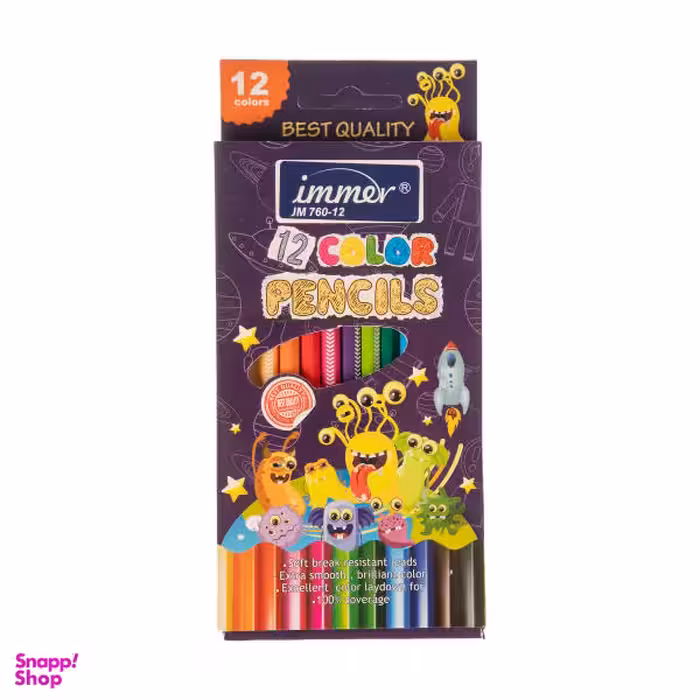 مداد رنگی 12 رنگ ایمر مدل JM 760-12-2