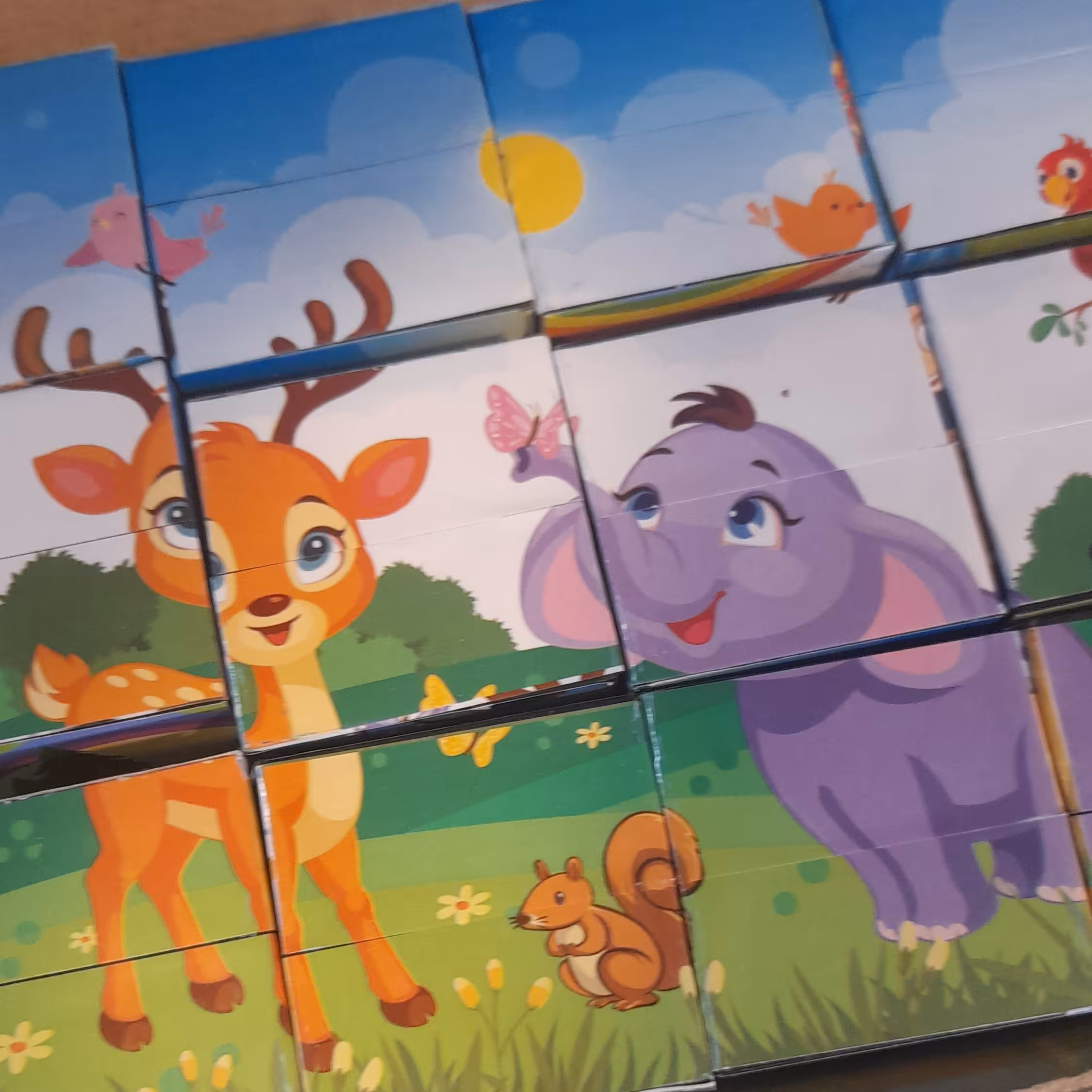 پازل 6 وجهی چوب چین