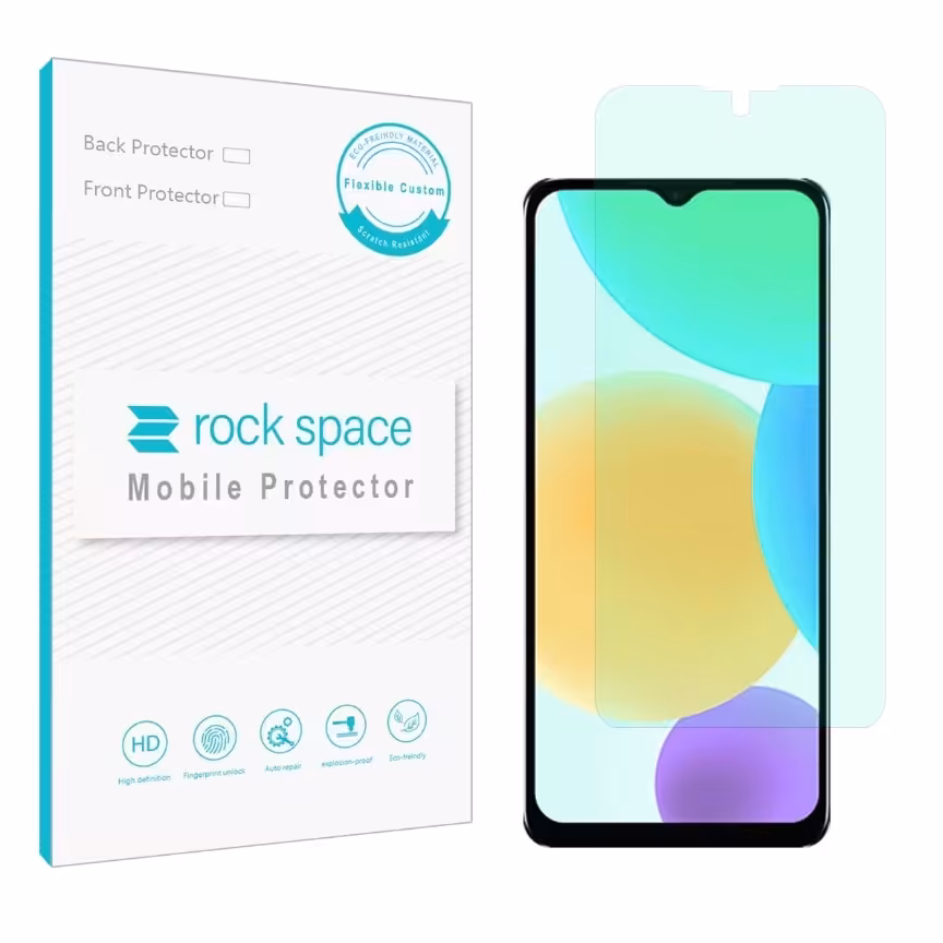  گلس اینفینیکس smart 6 HD مدل نانو هیدروژل گرین لایت برند راک اسپیس